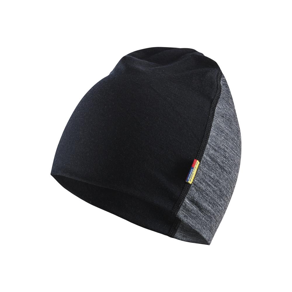 Bonnet 100% Mérinos Blåkläder 2035 Gris moyen/Noir T. TU Blaklader - 203517349699ONESIZE