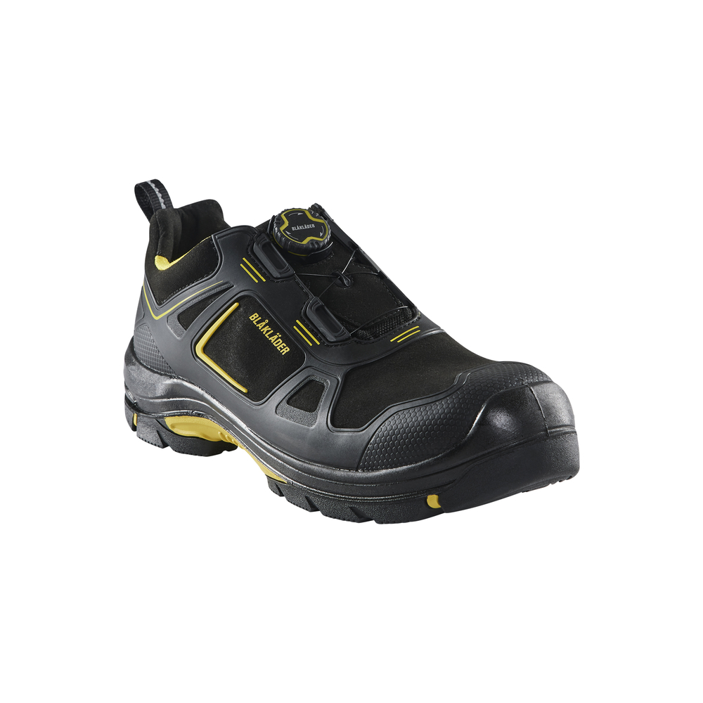 Chaussures de sécurité basses GECKO 2471 Noir/Jaune Blaklader - 247100009935