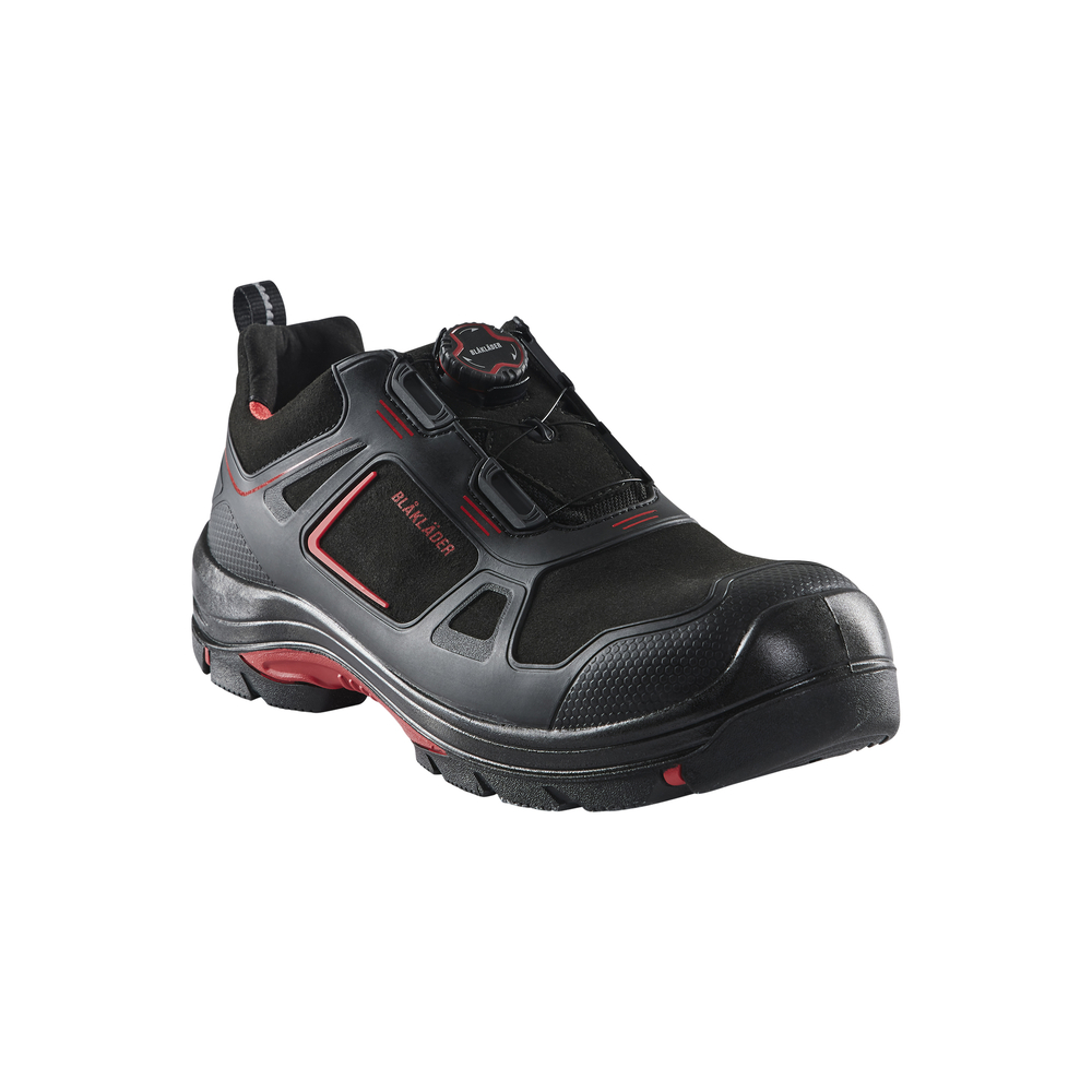 Chaussures de sécurité basses GECKO 2471 Noir/Rouge Blaklader - 247100009956