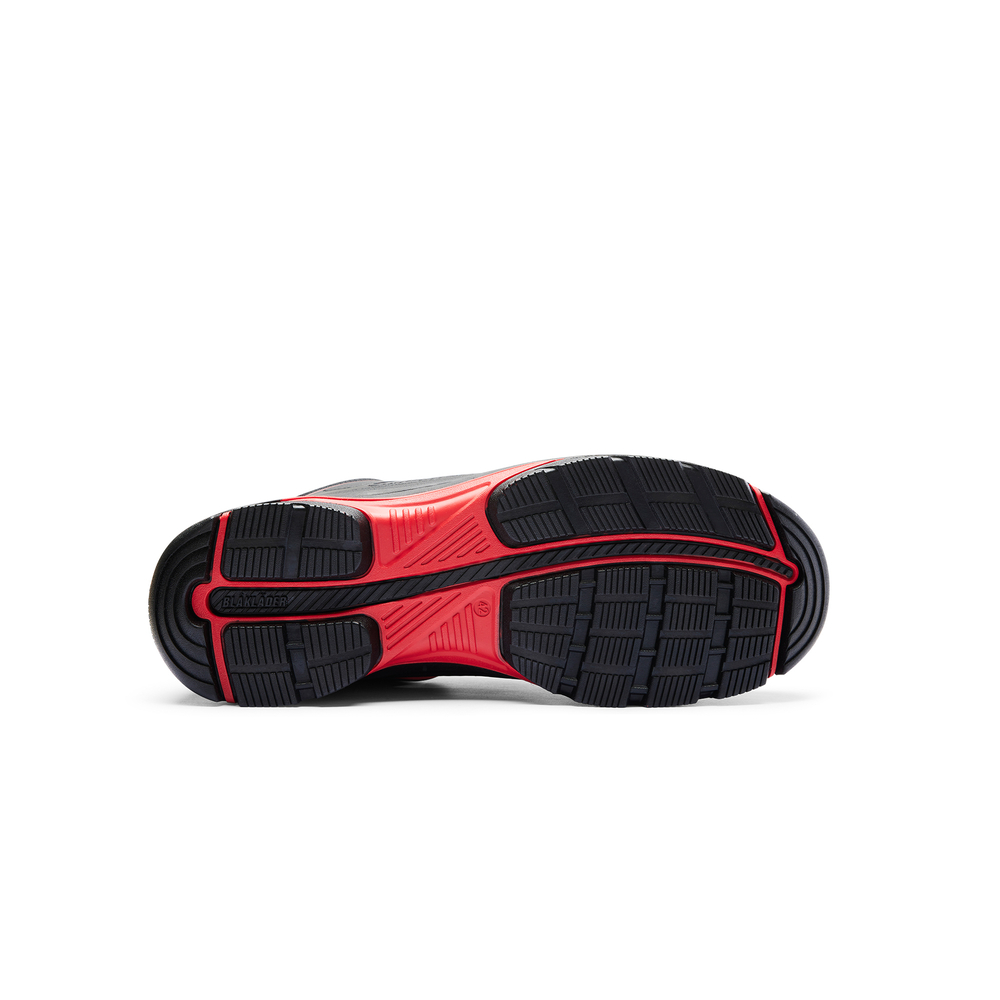 Chaussures de sécurité basses Gecko 2472 Noir/Rouge Blaklader - 247200009956