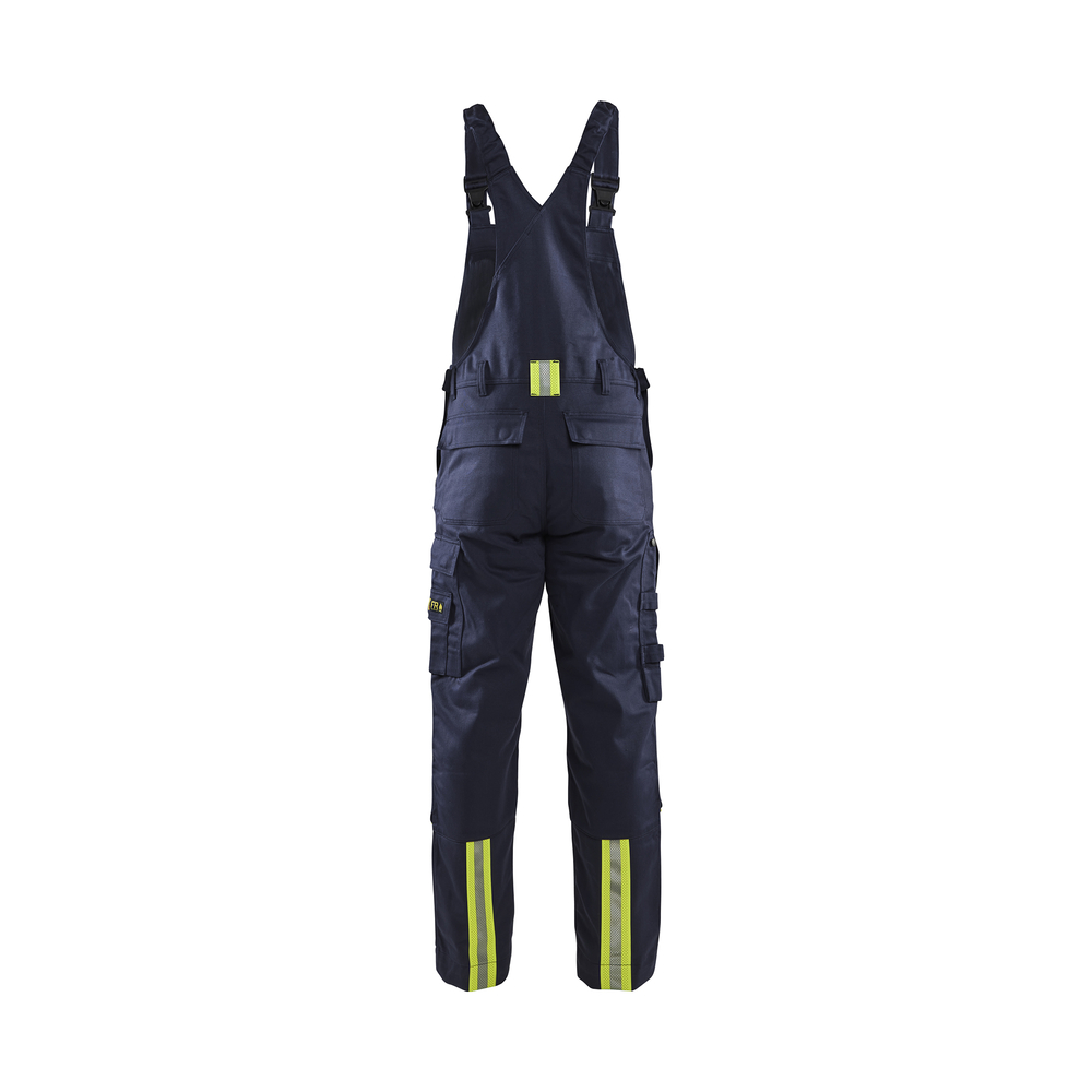 Cotte à brettelles de soudeur 2601 Marine/Jaune fluo Blaklader - 260115018933C
