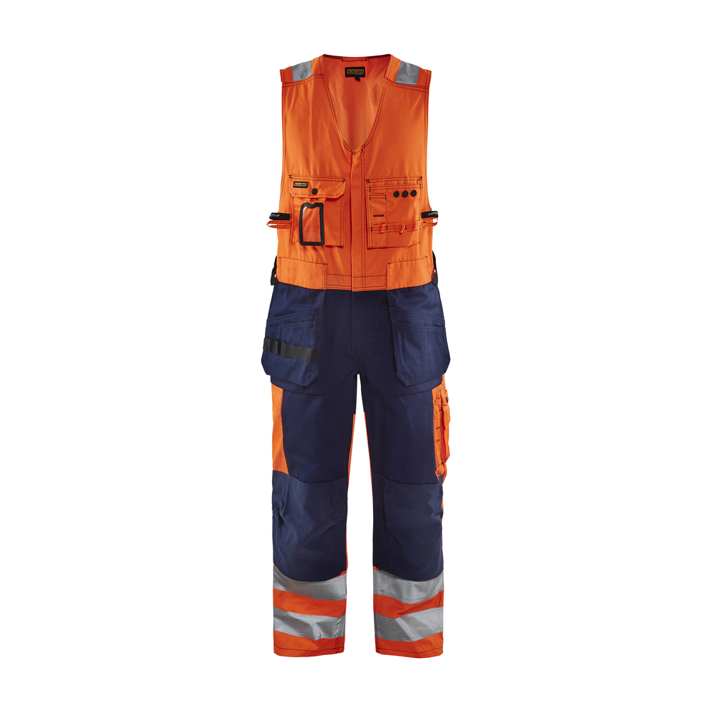 Combinaison sans manches haute-visibilité Blåkläder 2653 Orange fluo/Marine Blaklader - 265318045389C