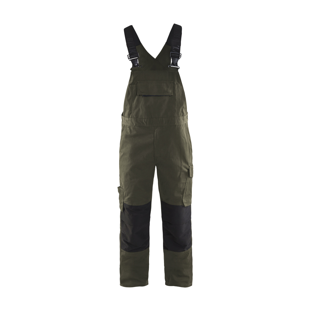 Cotte à bretelles +stretch 2695 Vert Kaki/Noir Blaklader - 269513304599C