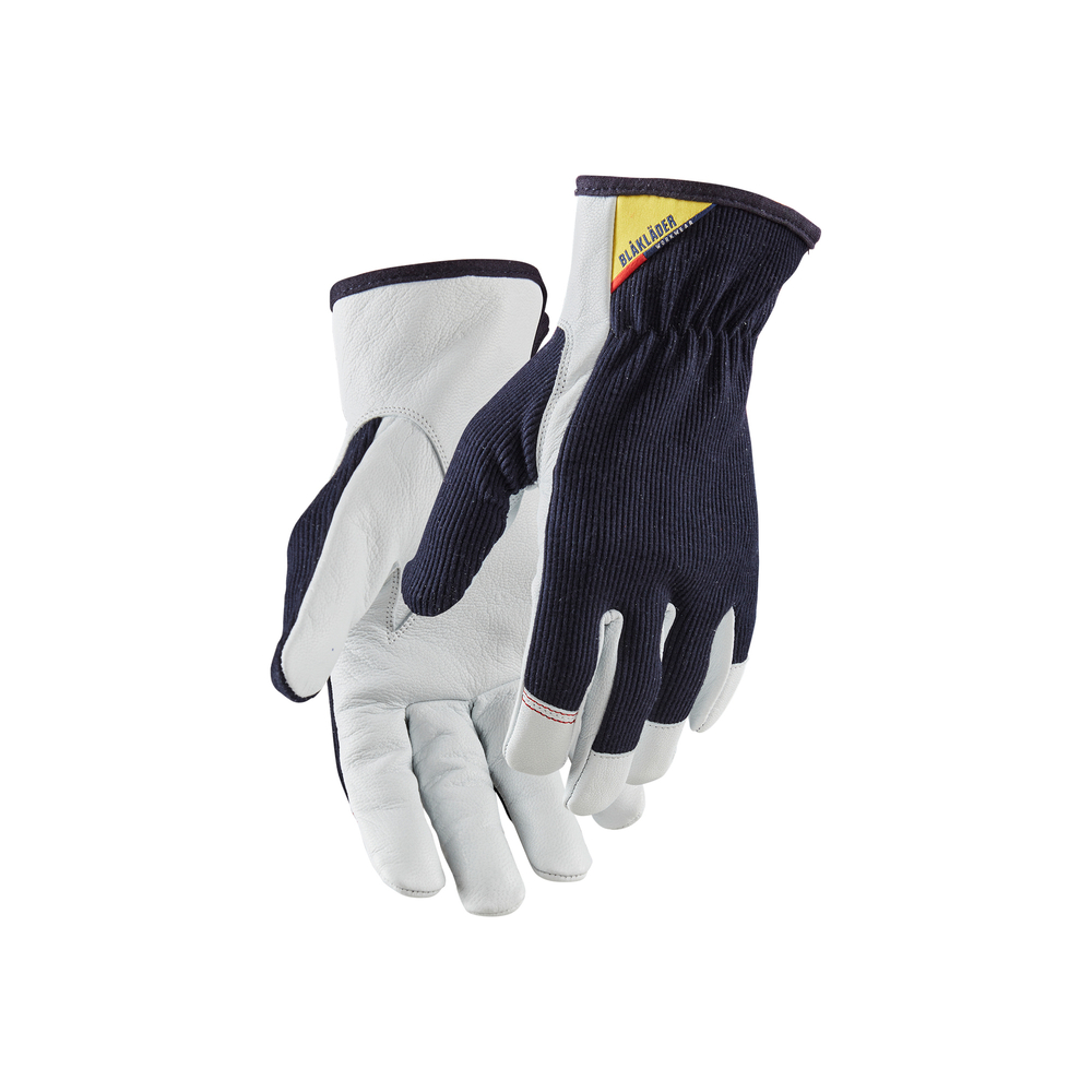 Gants de protection en cuir 2801 Marine foncé/Blanc Blaklader - 280114588610