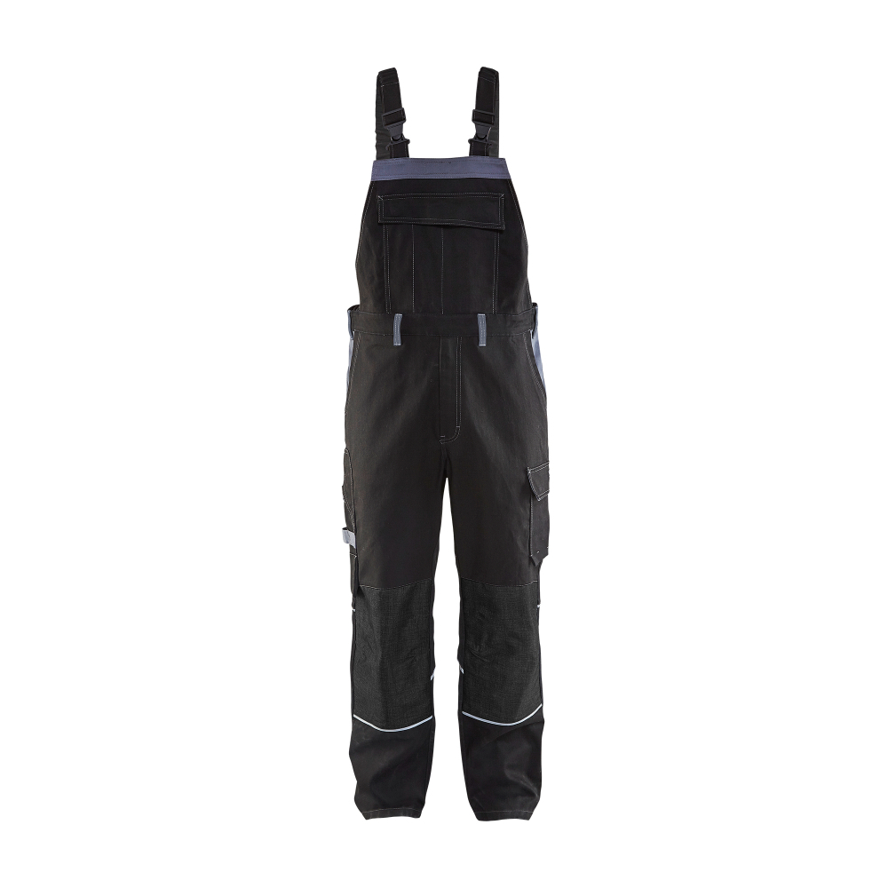 Cotte à bretelles retardant flamme 2861 Noir/Gris clair Blaklader - 286115169994C