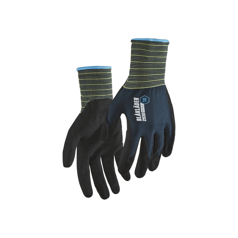 Gants de travail en nitrile trempé Blåkläder 2930 Marine foncé Blaklader - 293014578600