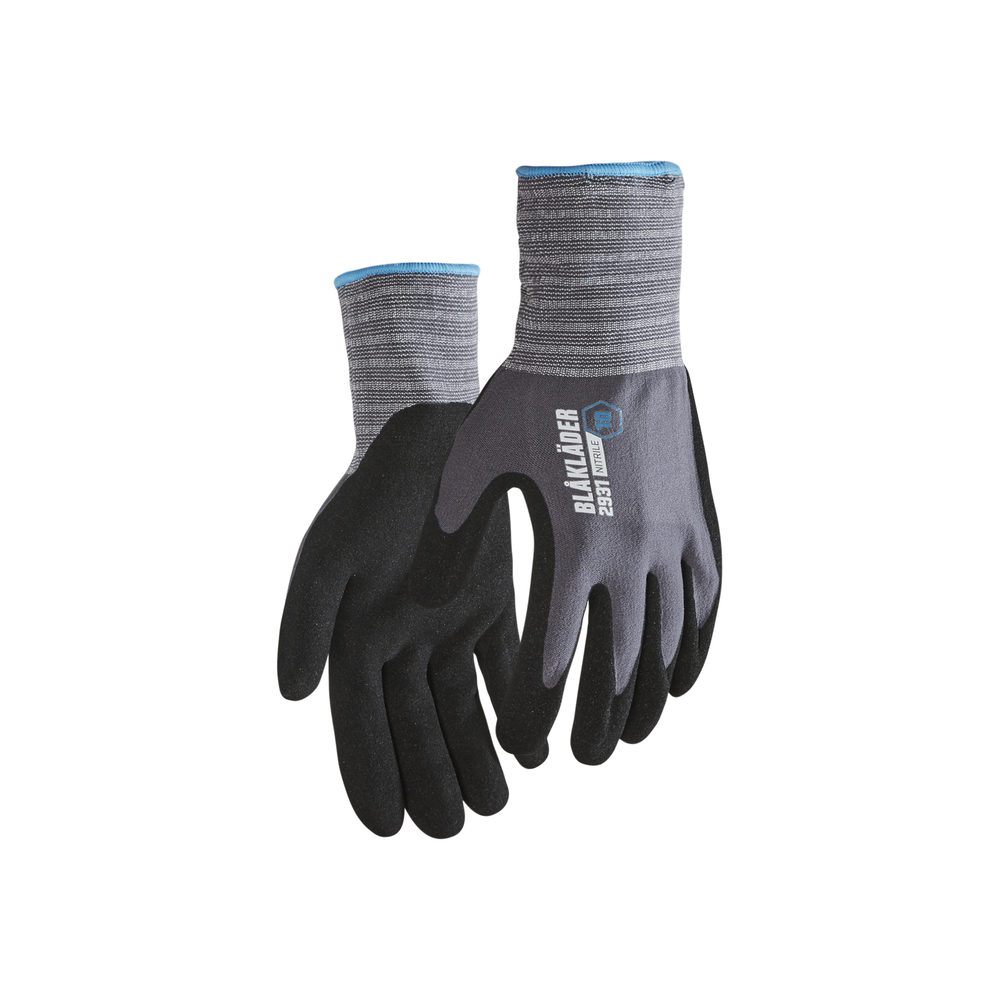 Gants de travail en nitrile trempé Blåkläder 2931 Gris clair Blaklader - 293114549400