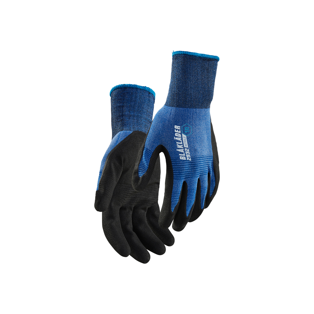 Gants de protection en nitrile trempé Blåkläder 2932 Bleu roi Blaklader - 293214558500
