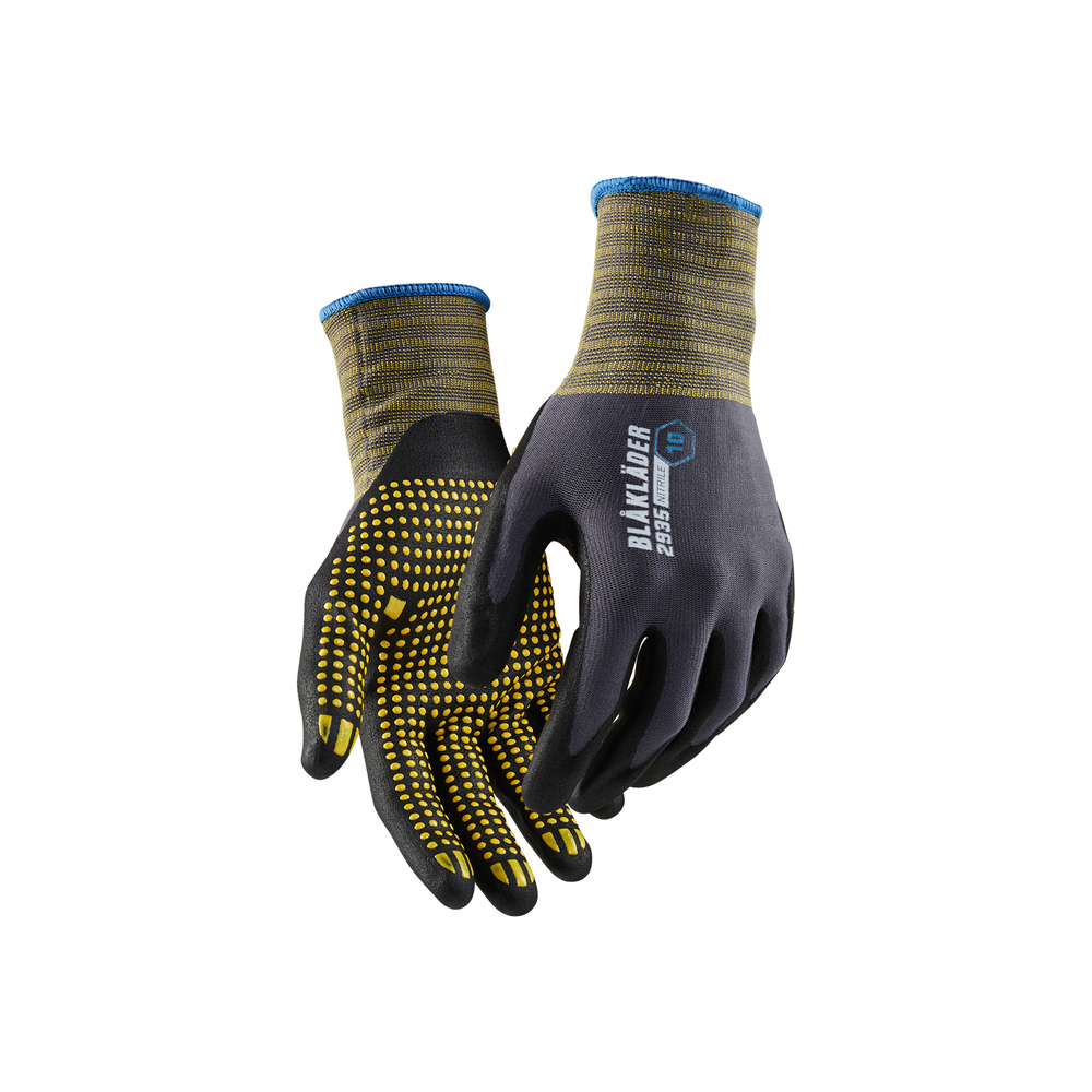 Gants de travail nitrile avec adhérence par points 2935 Gris clair Blaklader - 293514569400