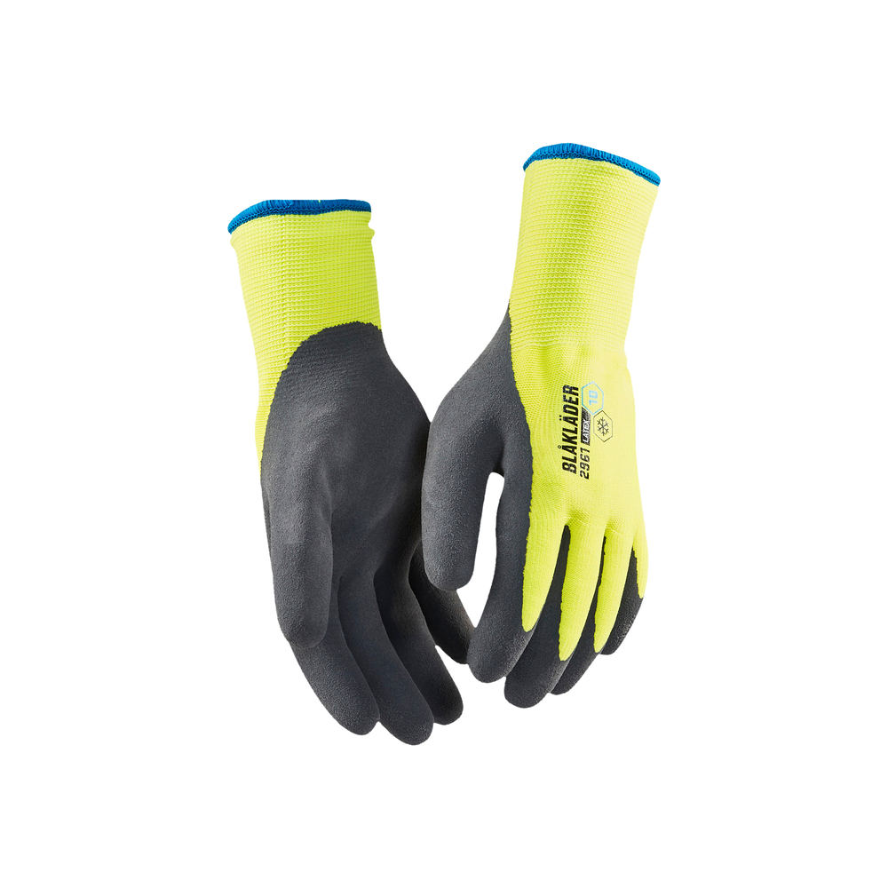 Gants artisan doublés - latex trempé 2961 Jaune fluo Blaklader - 296114513300