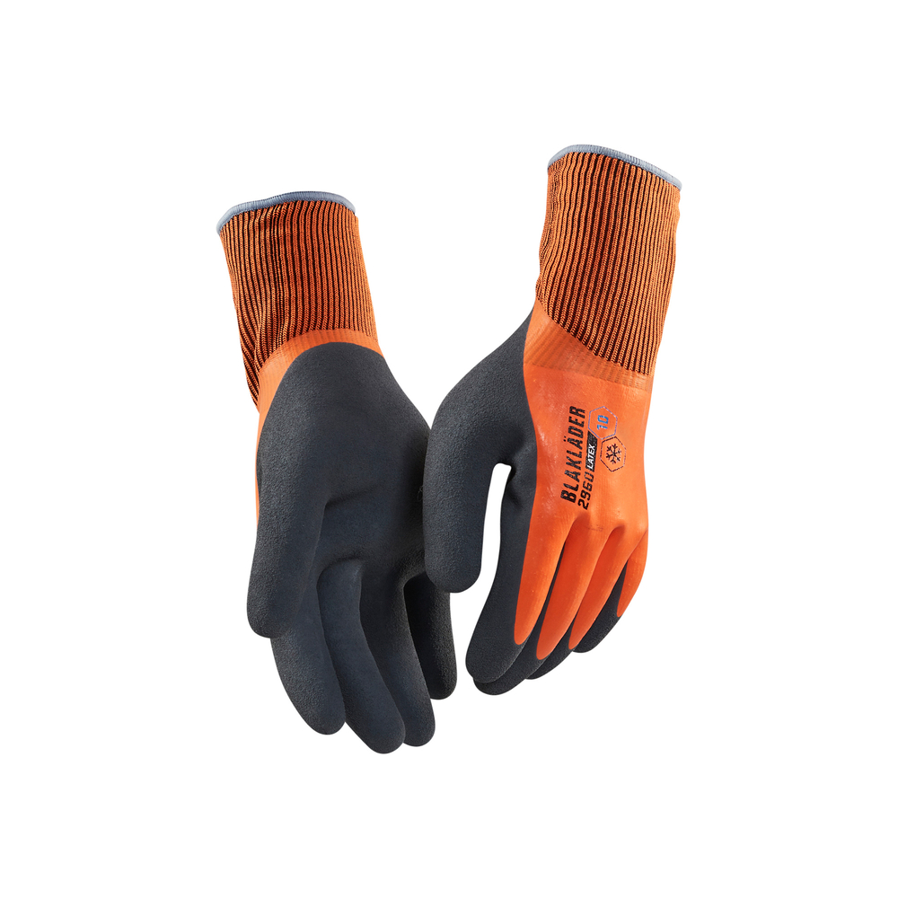 Gants artisan doublés - latex trempé 2962 Orange fluo Blaklader - 296214515300