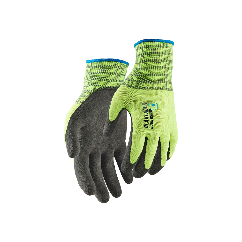 Gants de travail, enduit de latex Blåkläder 2965 Jaune fluo Blaklader - 296514523300