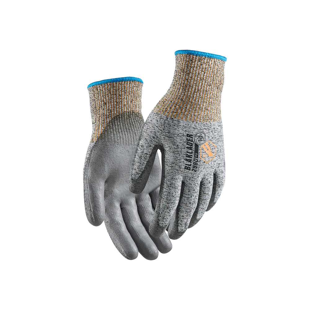 Gants de travail en PU trempé anti coupure niveau C 2980 Noir/Blanc Blaklader - 298014729910