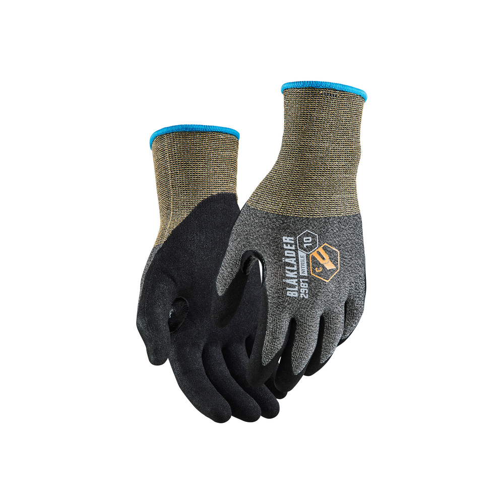 Gants de travail en nitrile trempé anti coupure niveau C 2981 Noir Blaklader - 298114739900
