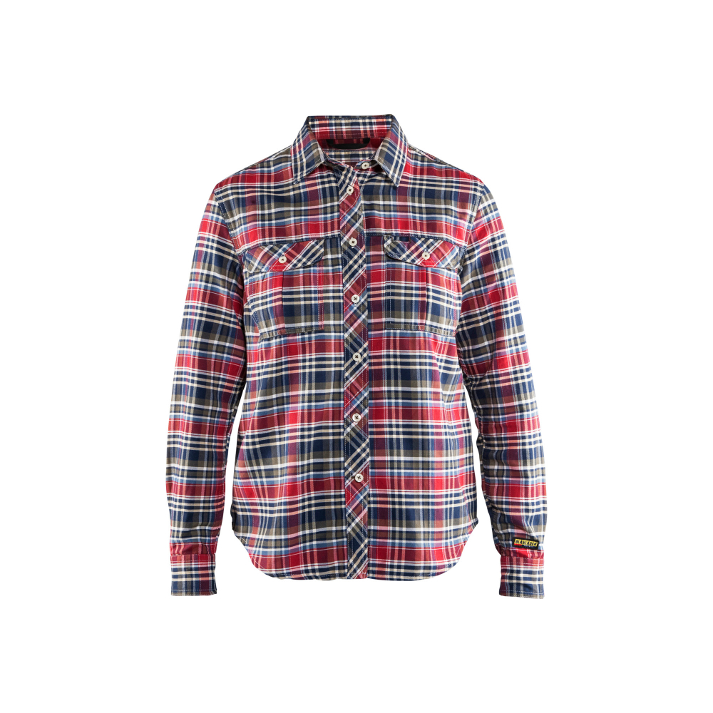 Chemise flanelle Femme 3209 Marine/rouge Blaklader - 320911378956