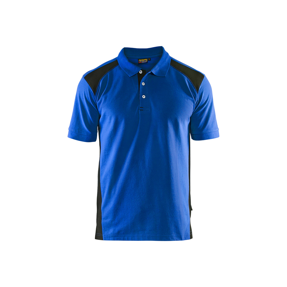 Polo Piqué 3324 Bleu roi/Noir Blaklader - 332410508599