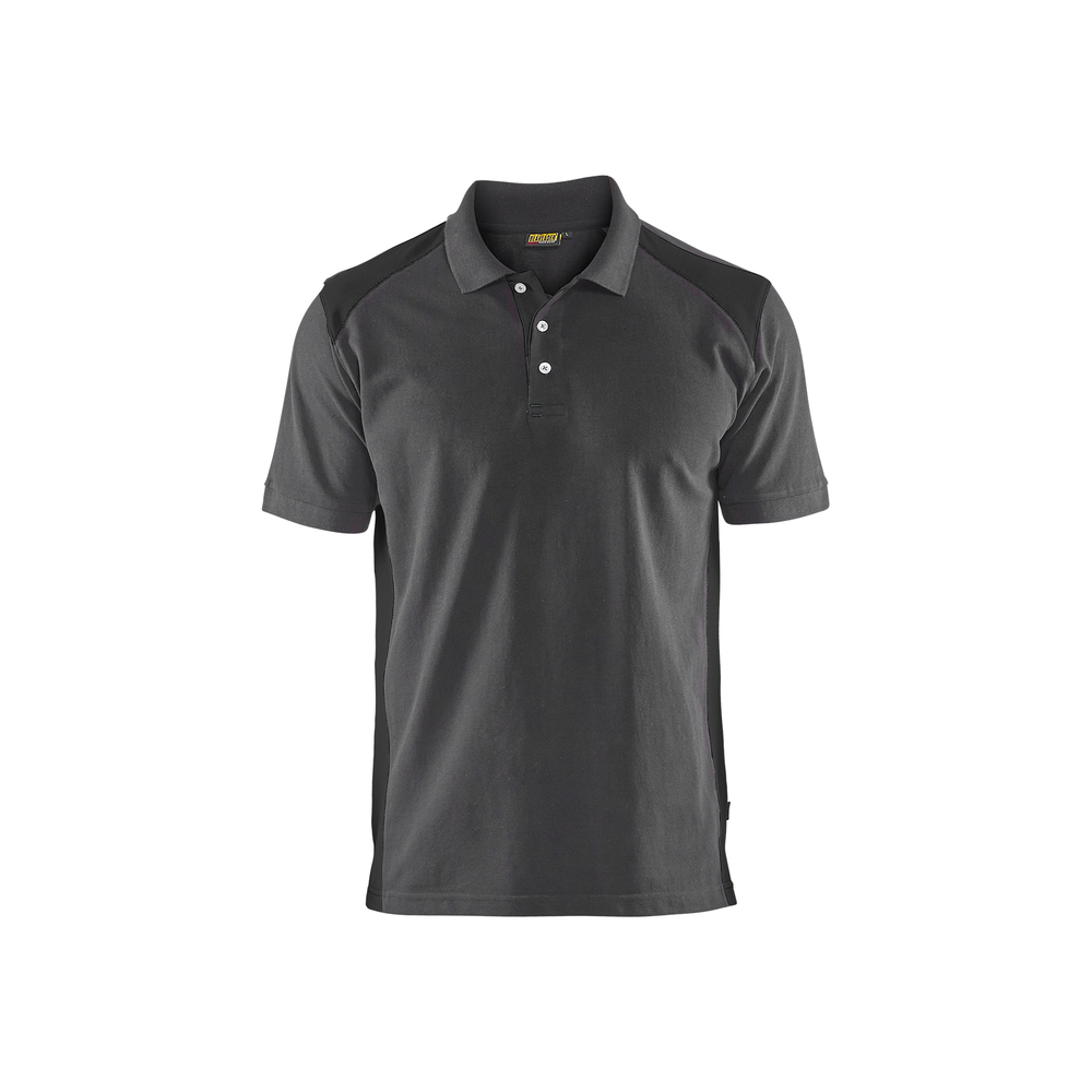Polo Piqué 3324 Gris moyen/Noir Blaklader - 332410509699