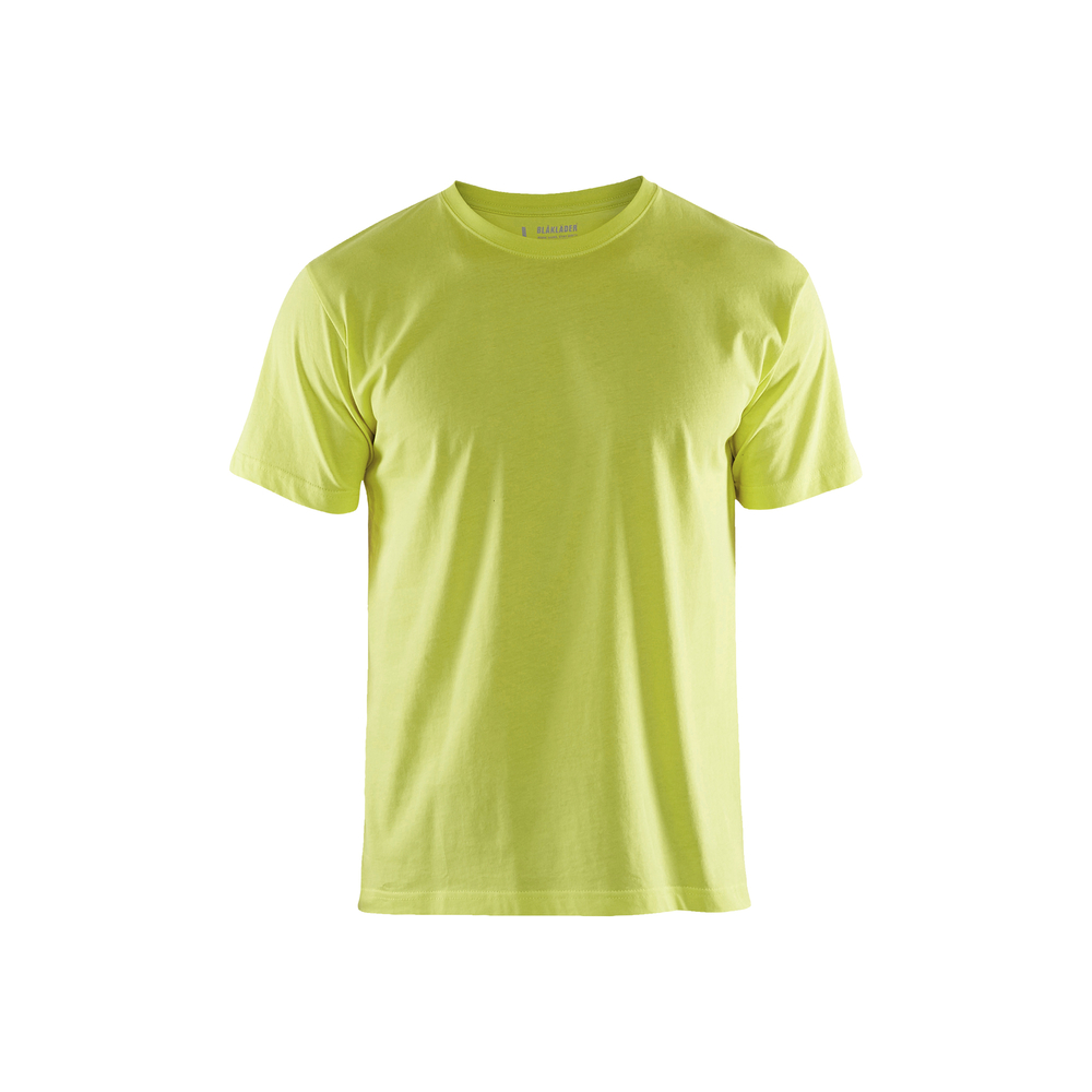 T-shirts col rond Pack x53325 Jaune fluo Blaklader - 332510423300