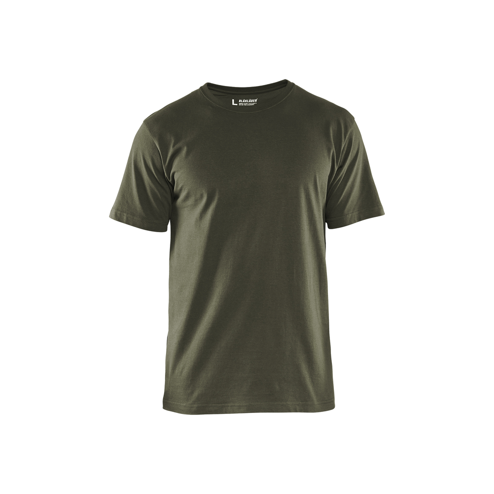 T-shirts col rond Pack x53325 Vert armée Blaklader - 332510424600