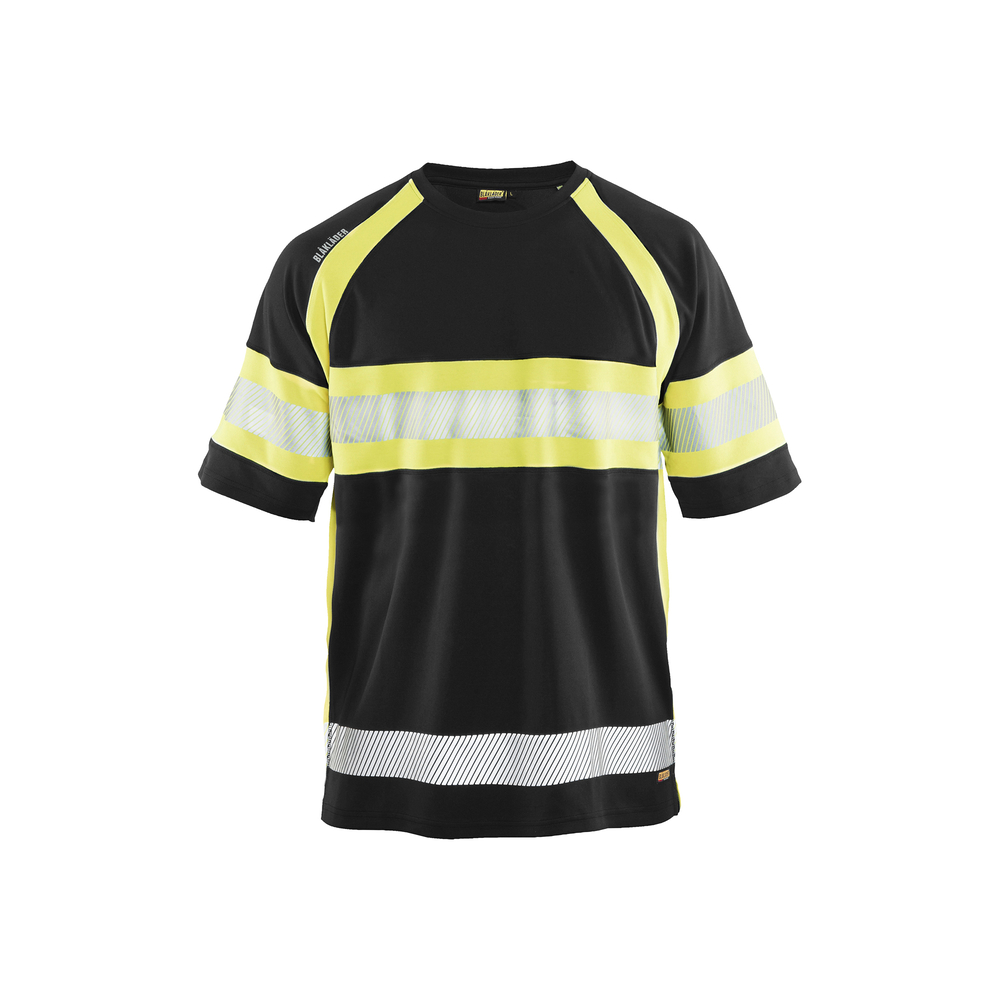 T-shirt haute-visibilité anti-UV 3337 Noir/Jaune fluo Blaklader - 333710519933