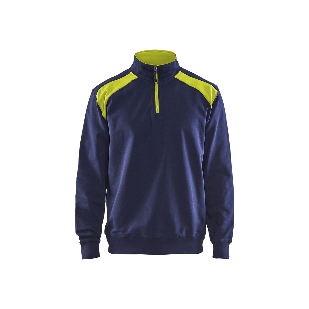 Sweat camionneur 3353 Marine/Jaune fluo Blaklader - 335311588933