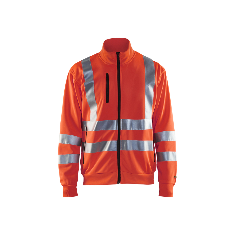 Sweat zippé haute-visibilité 3358 Rouge fluo Blaklader - 335819745500