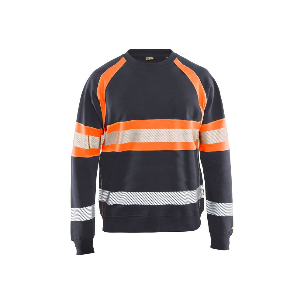 Sweat haute-visibilité 3359 Gris moyen/Orange fluo Blaklader - 335911589653