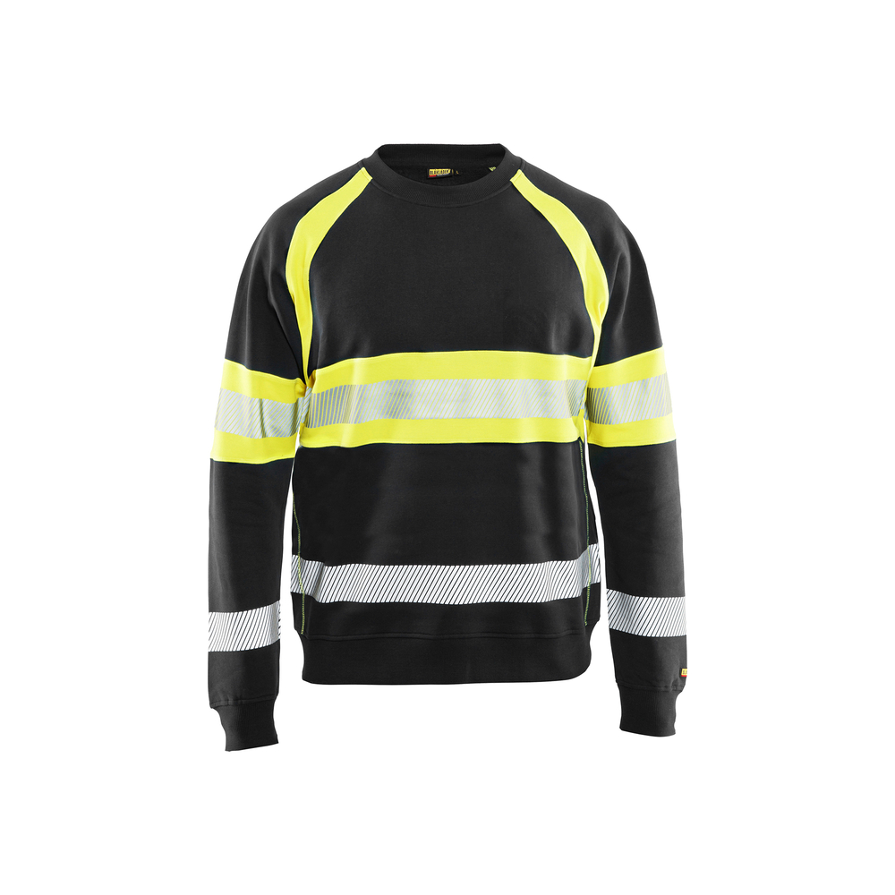 Sweat haute-visibilité Blåkläder 3359 Noir/Jaune fluo Blaklader - 335911589933