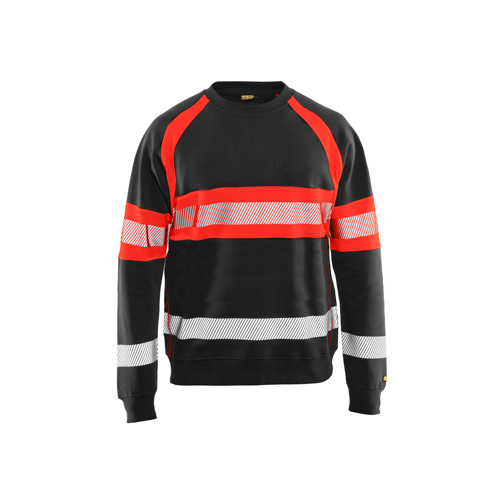 Sweat haute-visibilité 3359 Noir/Rouge fluo Blaklader - 335911589955