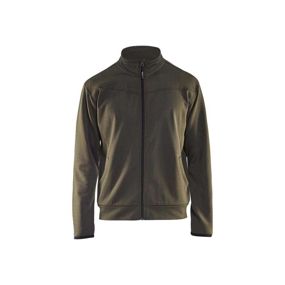 Sweat zippé 3362 Vert Kaki/Noir Blaklader - 336225264599