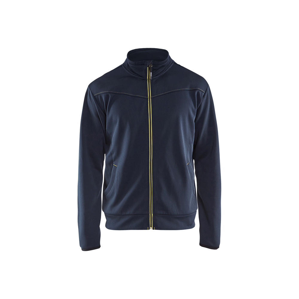 Sweat zippé 3362 Marine foncé/Jaune Blaklader - 336225268635