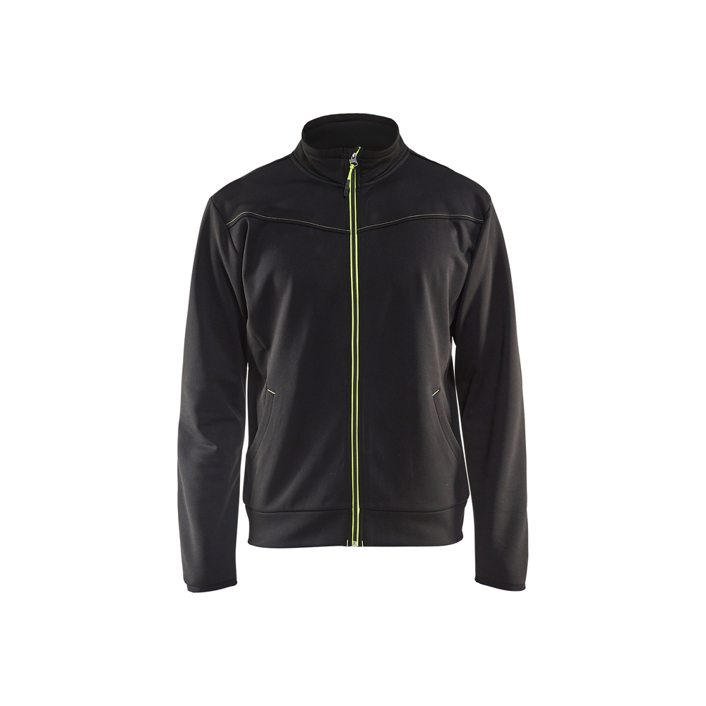 Sweat zippé 3362 Noir/Jaune fluo Blaklader - 336225269933