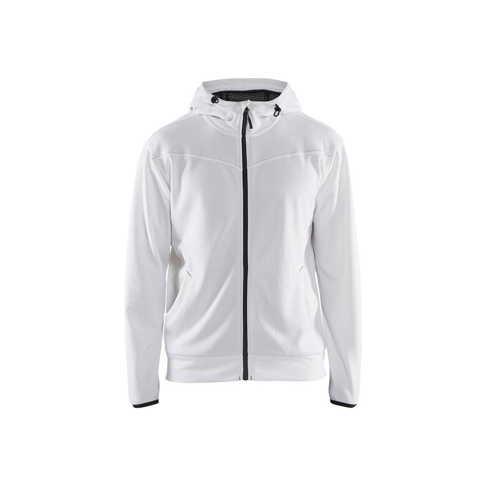 Sweat zippé à capuche 3363 Blanc/Gris foncé Blaklader - 336325261098