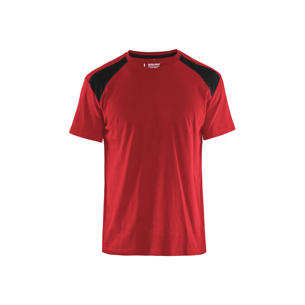 T-shirt bicolore 3379 Rouge/Noir Blaklader - 337910425699
