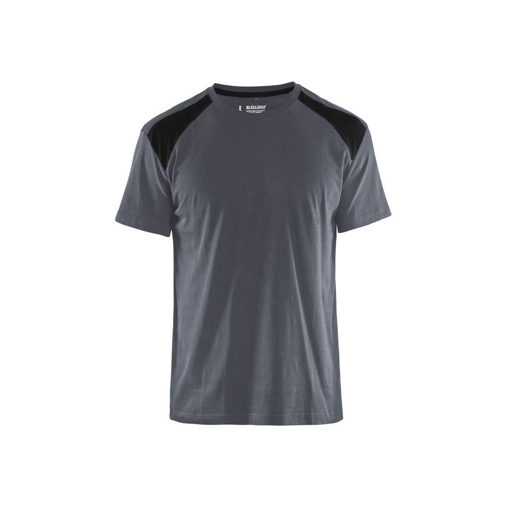 T-shirt bicolore 3379 Gris clair/Noir Blaklader - 337910429499