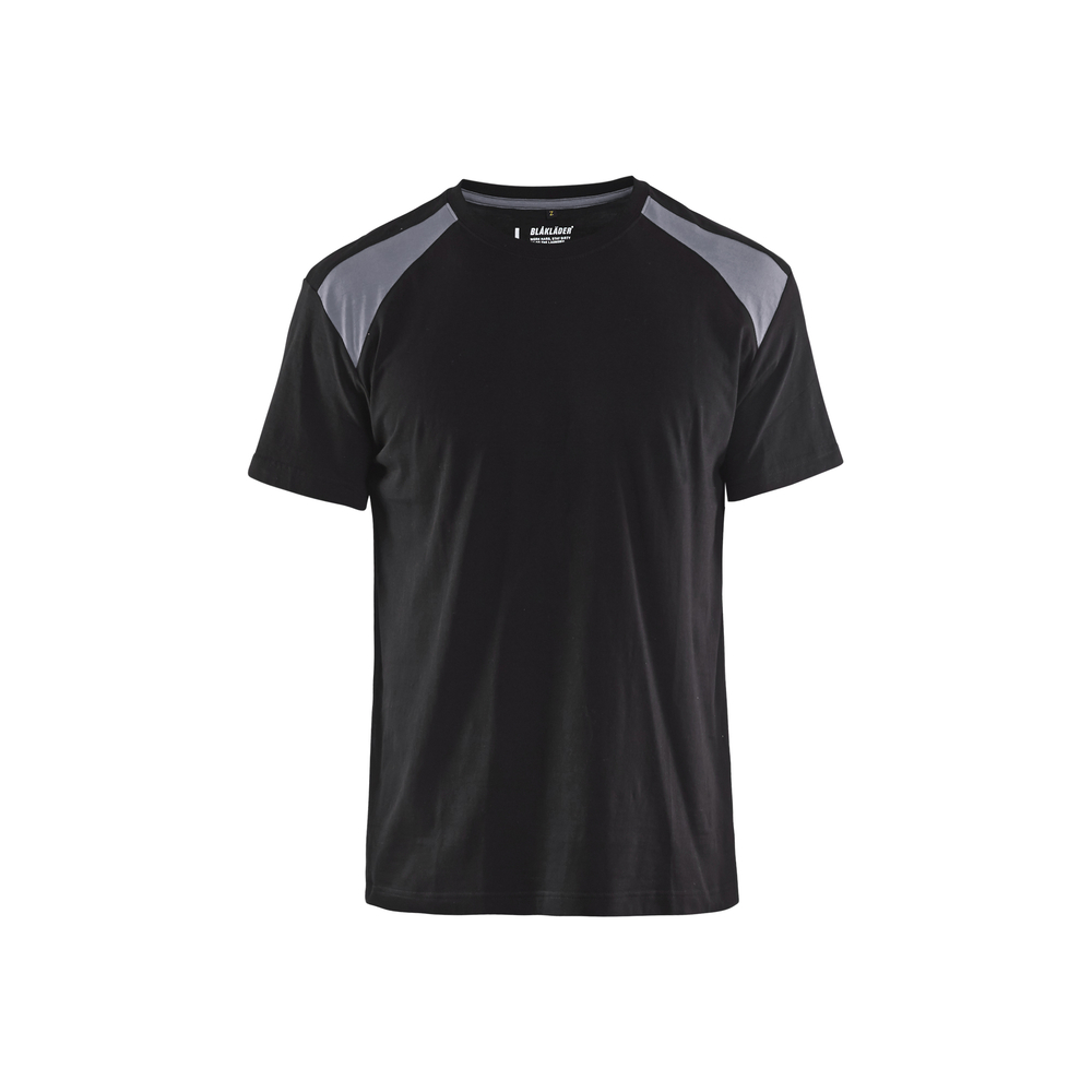 T-shirt bicolore 3379 Noir/Gris clair Blaklader - 337910429994
