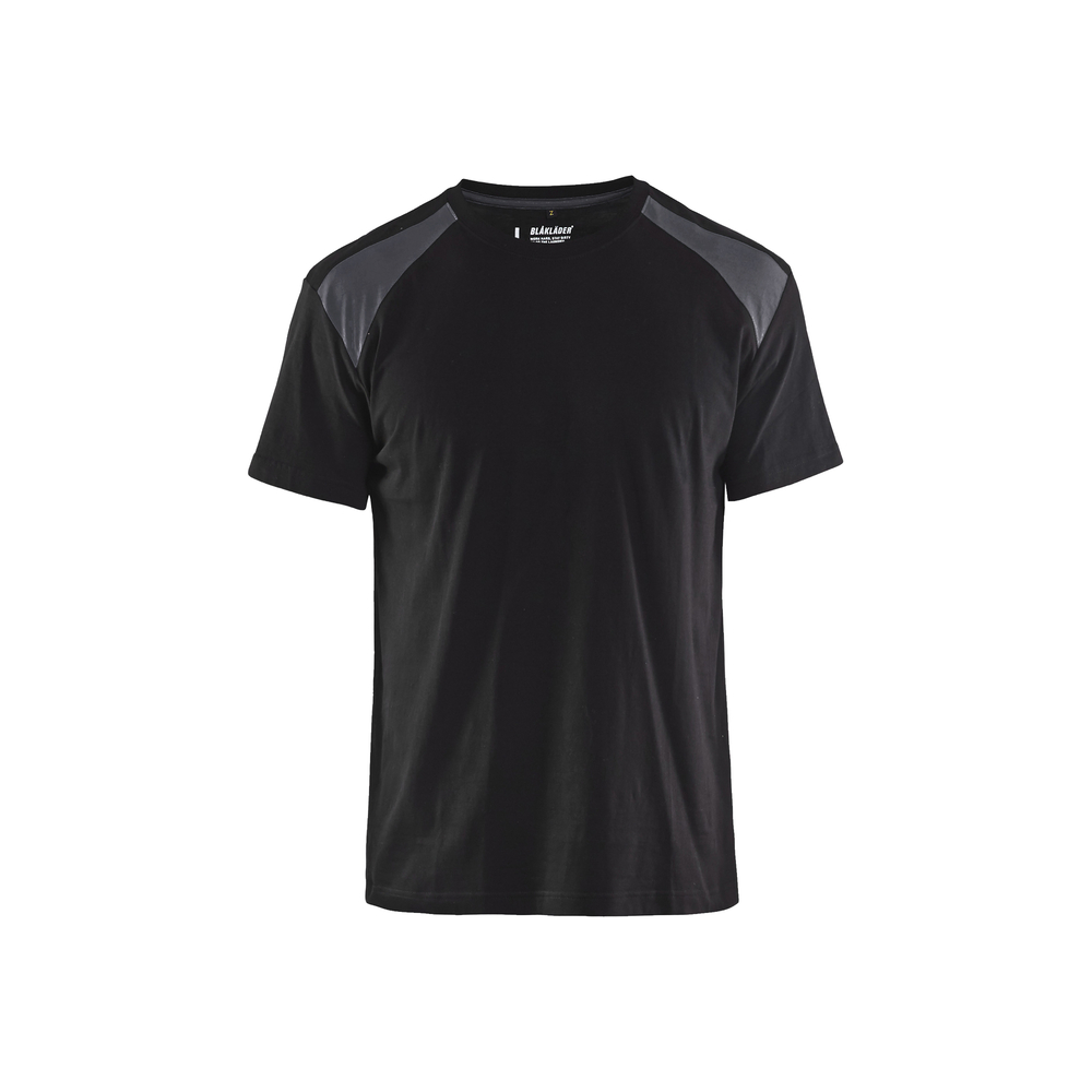 T-shirt bicolore 3379 Noir/Gris moyen Blaklader - 337910429996