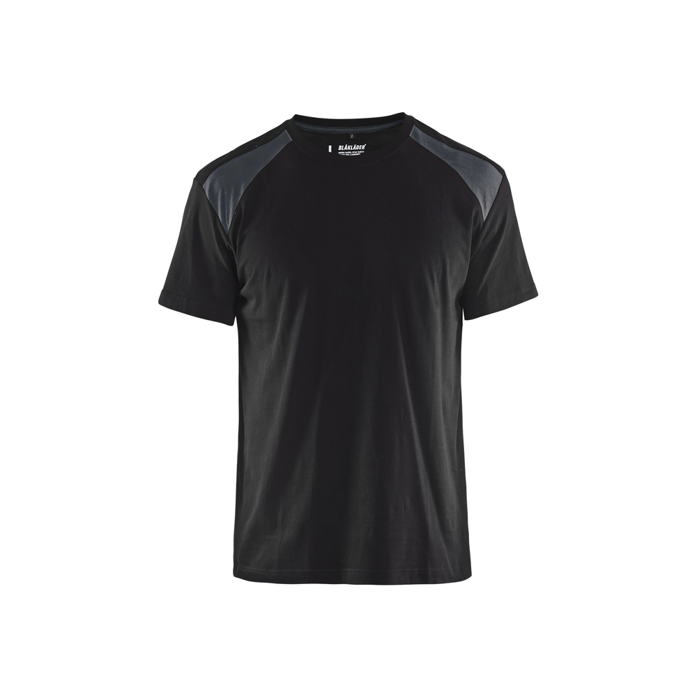 T-shirt bicolore 3379 Noir/Gris foncé Blaklader - 337910429998