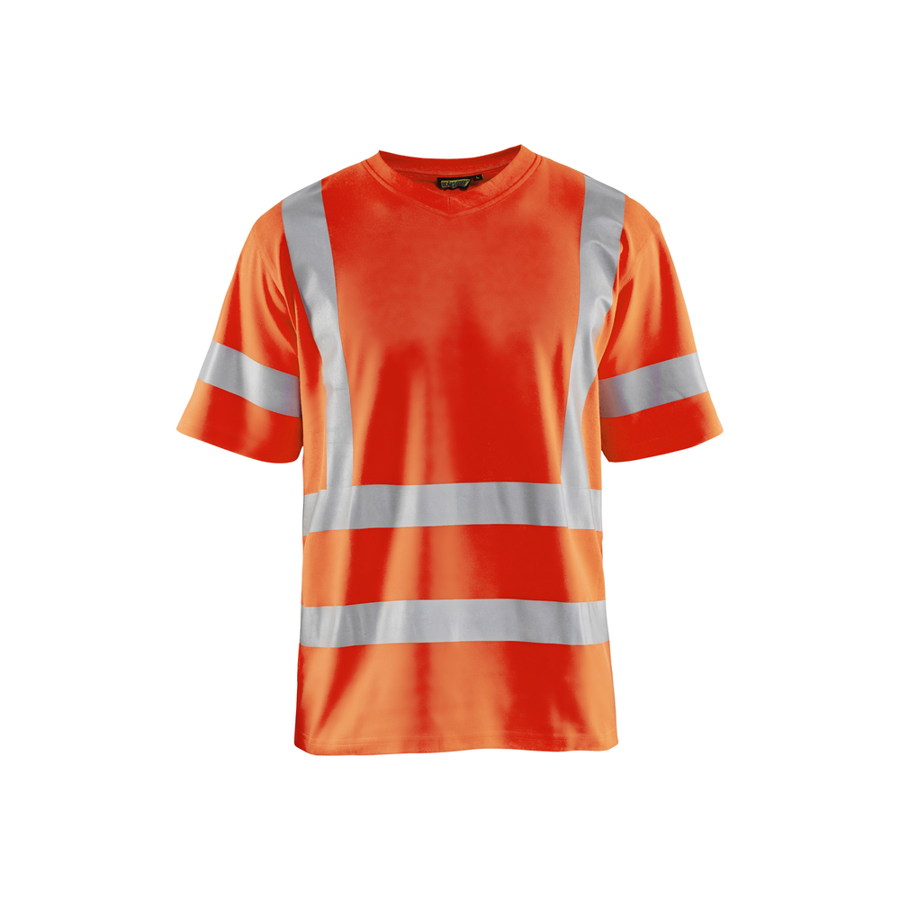 T-shirt col V haute-visibilité anti-UV 3380 Orange fluo Blaklader - 338010705300