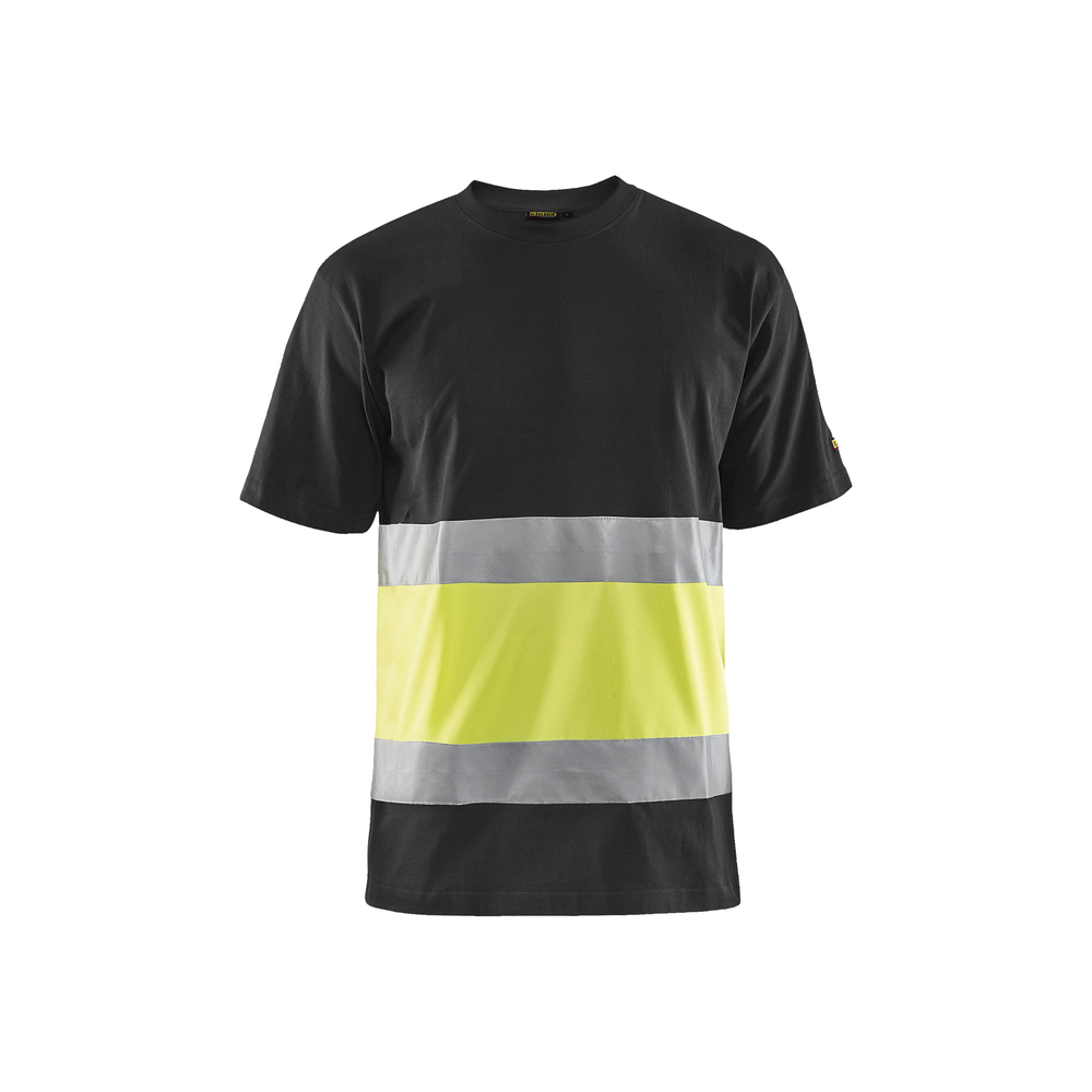 T-shirt haute-visibilité 3387 Noir/Jaune fluo Blaklader - 338710309933