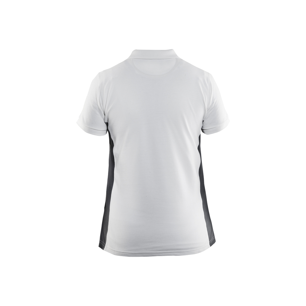 Polo Femme 3390 Blanc/Gris foncé Blaklader - 339010501098