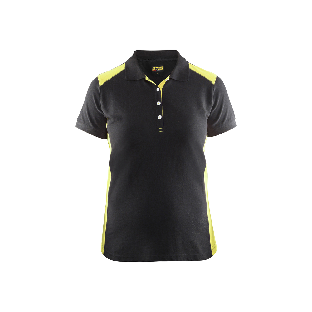 Polo Femme 3390 Noir/Jaune fluo Blaklader - 339010509933