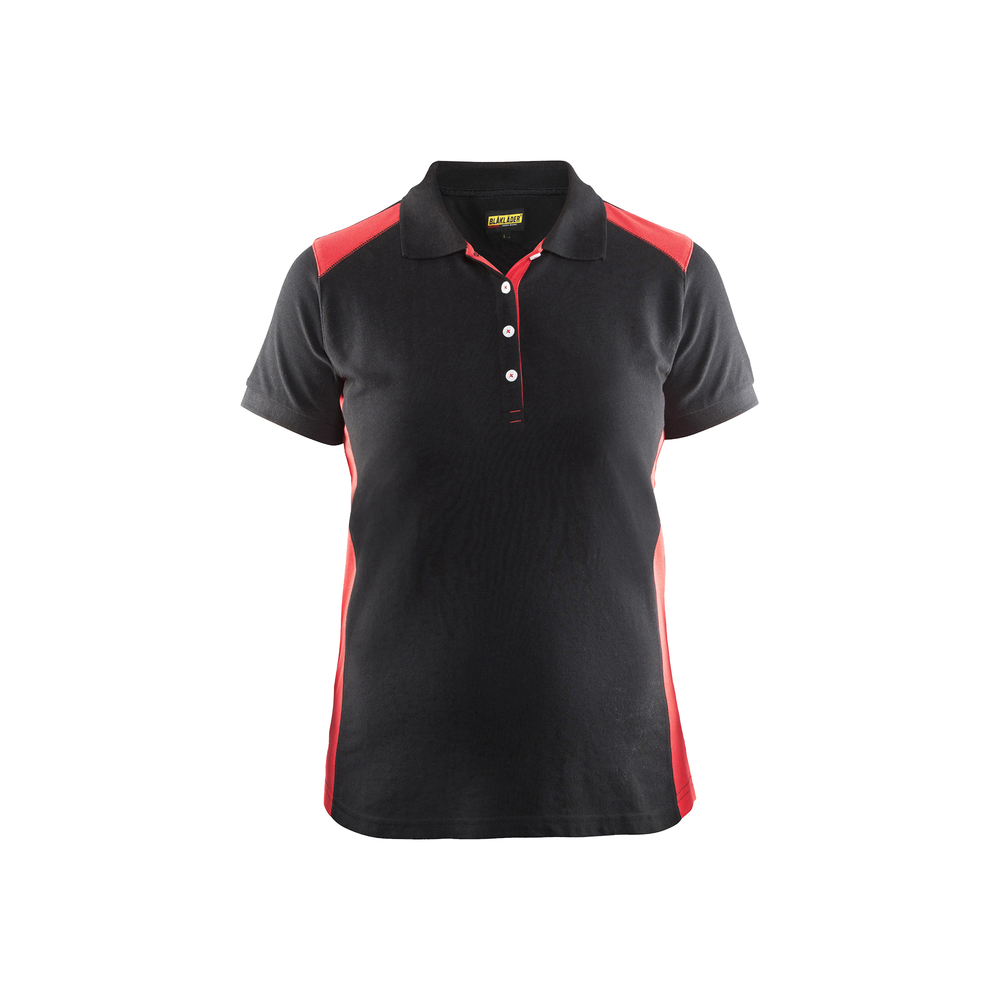 Polo Femme 3390 Noir/Rouge Blaklader - 339010509956