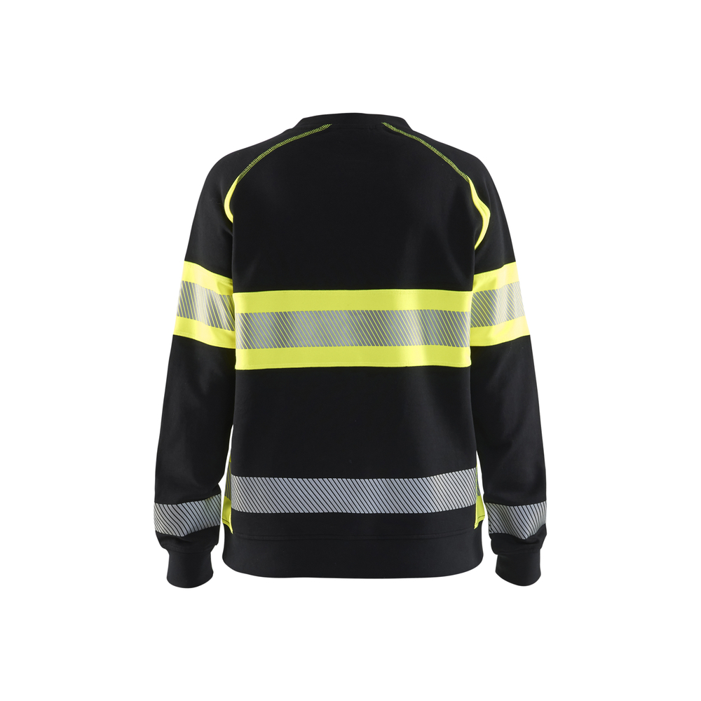 Sweat haute-visibilité femme Blåkläder 3409 Noir/Jaune fluo Blaklader - 340911589933