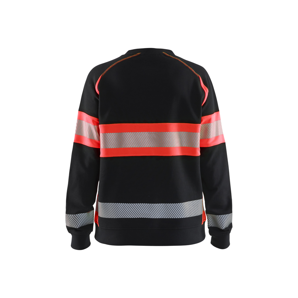 Sweat haute-visibilité femme 3409 Noir/Rouge fluo Blaklader - 340911589955