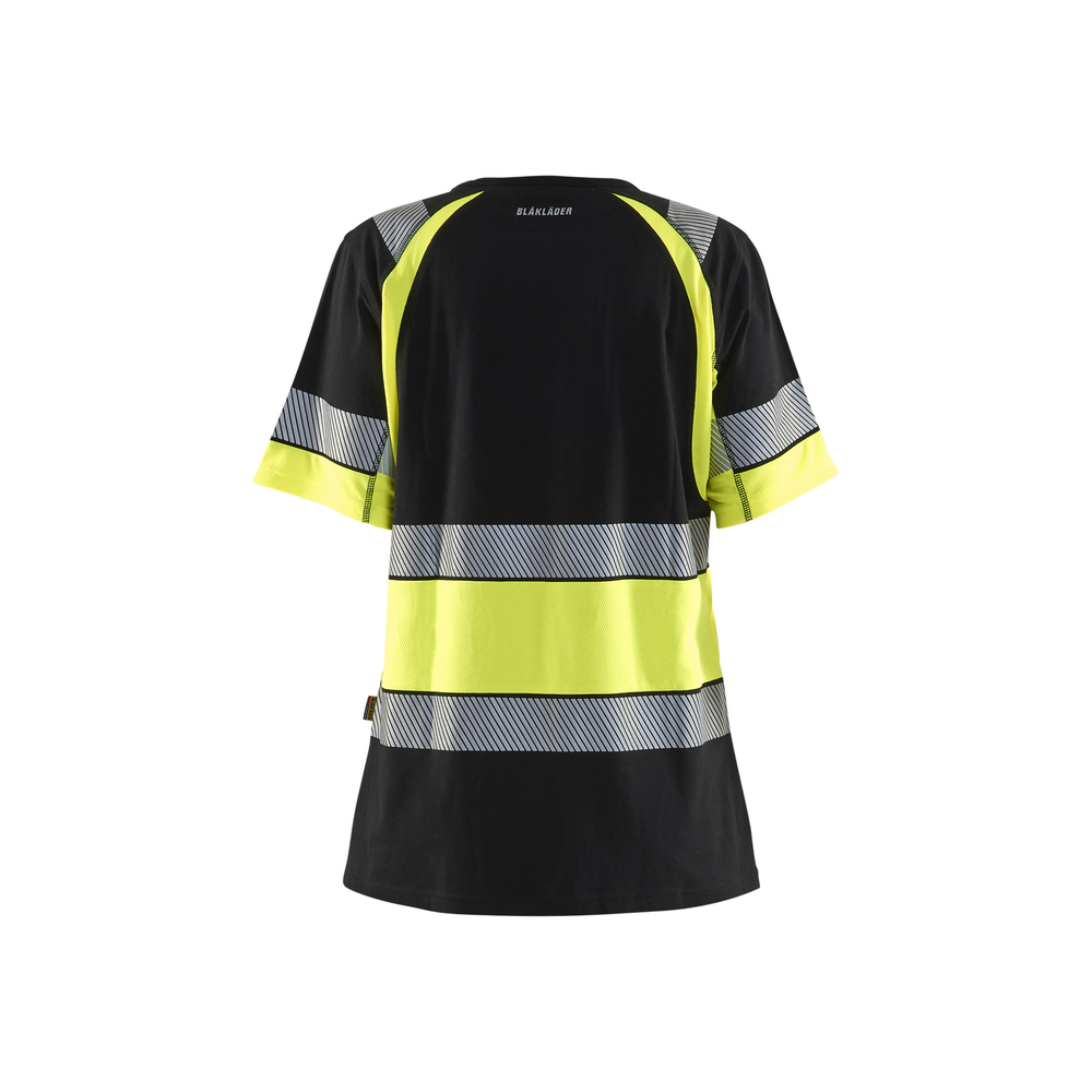 T-shirt haute-visibilité femme 3410 Noir/Jaune fluo Blaklader - 341010309933