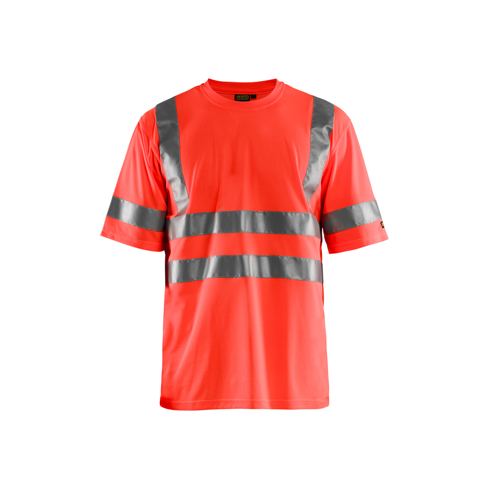 T-shirt haute-visibilité Blåkläder 3413 Rouge fluo Blaklader - 341310095500