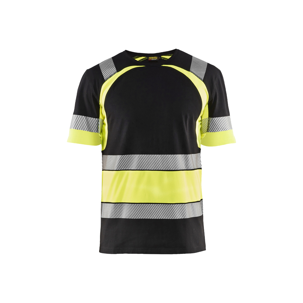 T-shirt haute-visibilité 3421 Noir/Jaune fluo Blaklader - 342110309933
