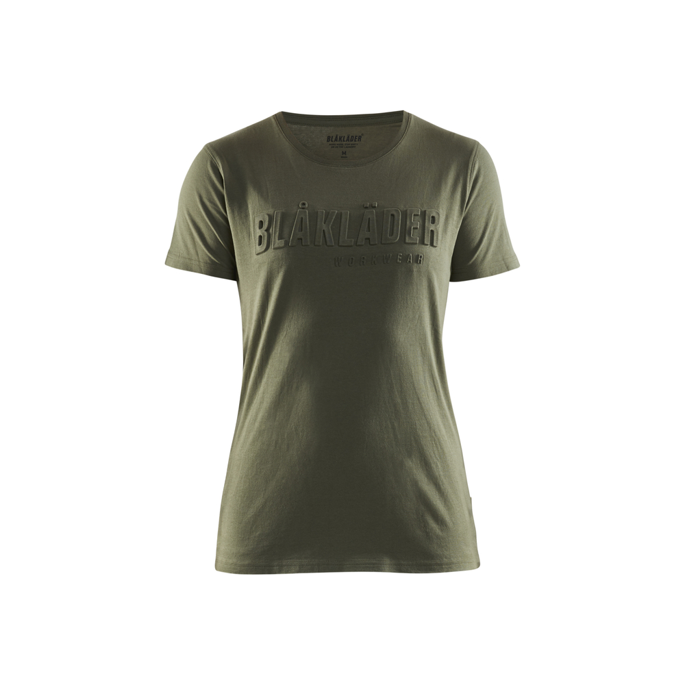T-shirt imprimé 3D femme 3431 Vert Automne Blaklader - 343110424109