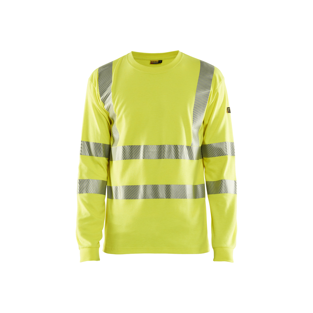 T-shirt manches longues multinormes Blåkläder 3481 Jaune fluo Blaklader - 348117613300